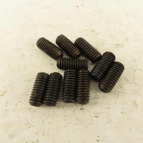 7/16"-14 x 1" Cup Point Socket Head Set Screw Lot Of 10