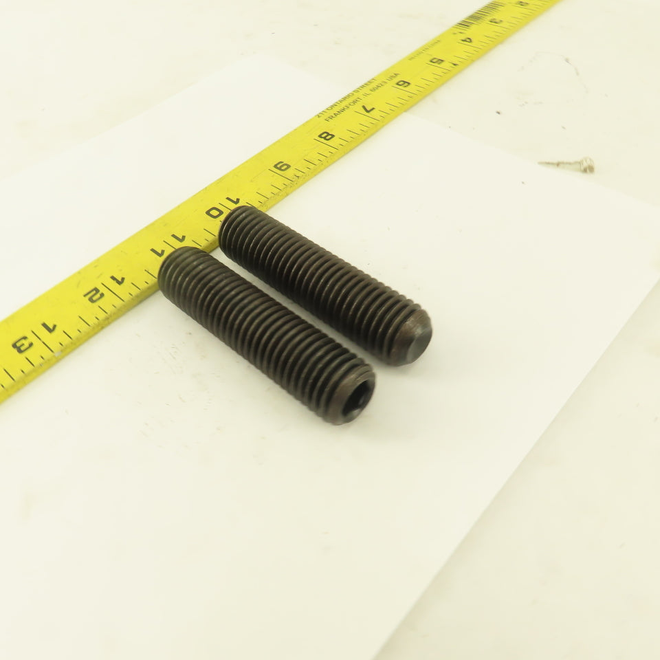3/4"-10 x 4" Cup Point Socket Head Set Screw Lot Of 2