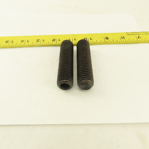3/4"-10 x 4" Cup Point Socket Head Set Screw Lot Of 2