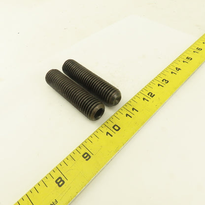 3/4"-10 x 4" Cup Point Socket Head Set Screw Lot Of 2