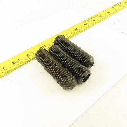7/8"-9 x 3" Cup Point Socket Head Set Screw Lot Of 3