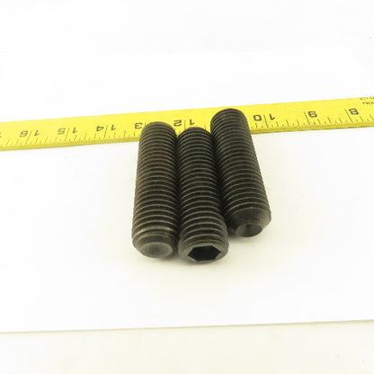 7/8"-9 x 3" Cup Point Socket Head Set Screw Lot Of 3