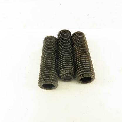 7/8"-9 x 3" Cup Point Socket Head Set Screw Lot Of 3