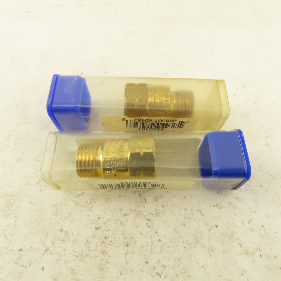 Harris Flow Check Valve 9/16-18 Lh Lot of 2