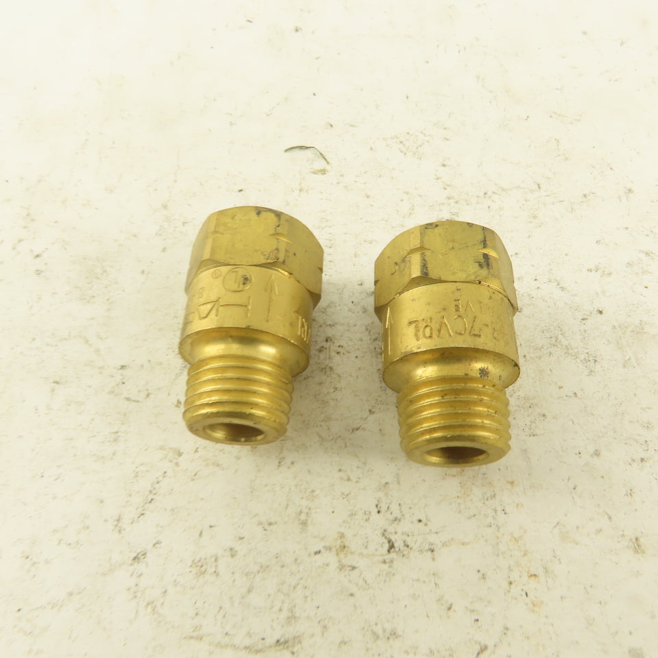 Harris Flow Check Valve 9/16-18 Lh Lot of 2