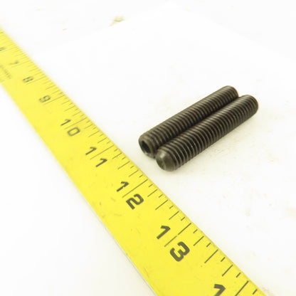 1/2"-13 x 2-1/2" Cup Point Socket Head Set Screw Lot Of 2