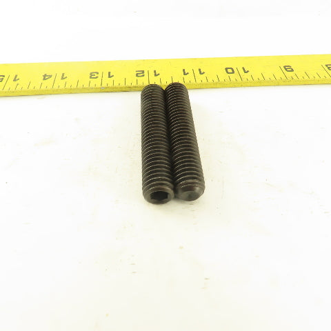 1/2"-13 x 2-1/2" Cup Point Socket Head Set Screw Lot Of 2