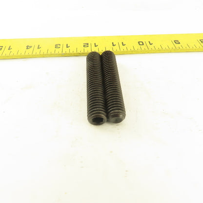 1/2"-13 x 2-1/2" Cup Point Socket Head Set Screw Lot Of 2