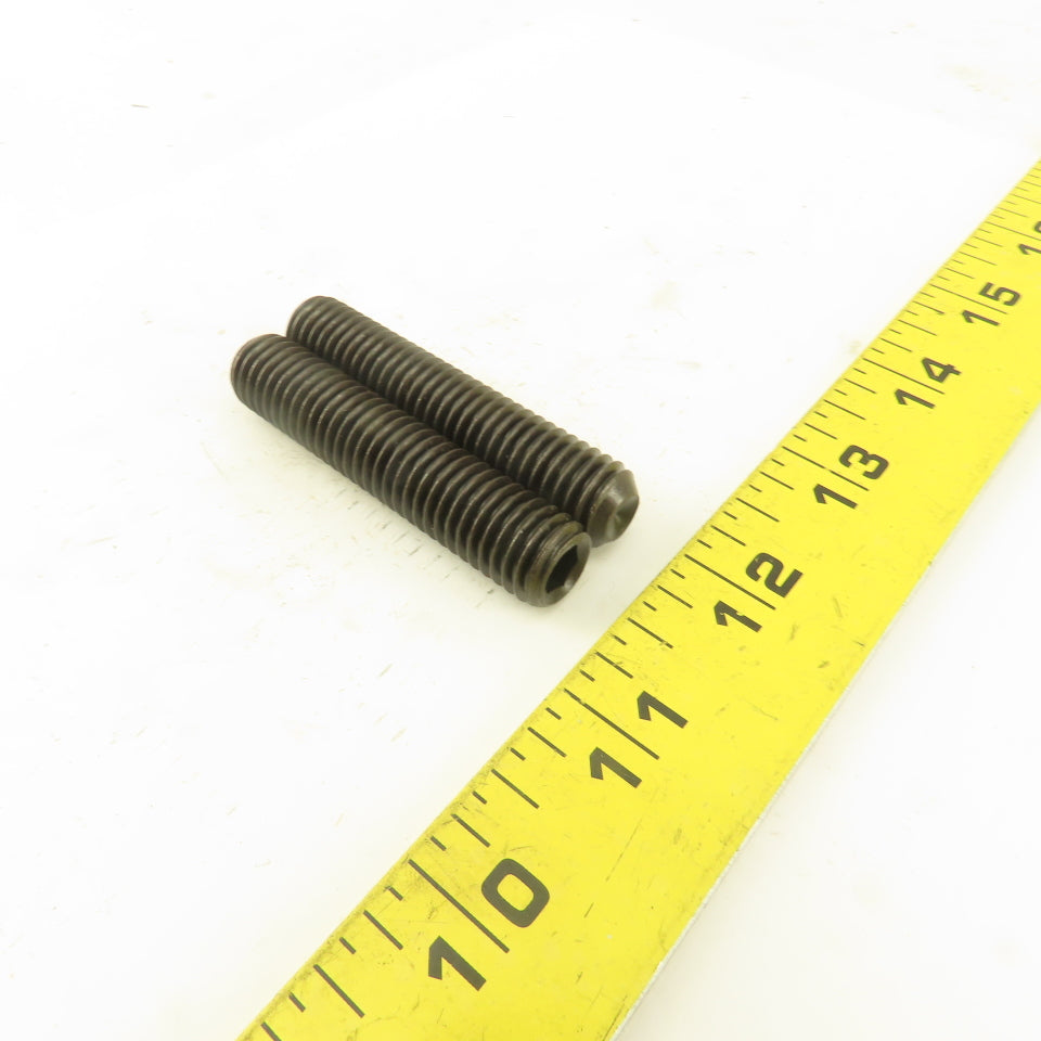 1/2"-13 x 2-1/2" Cup Point Socket Head Set Screw Lot Of 2