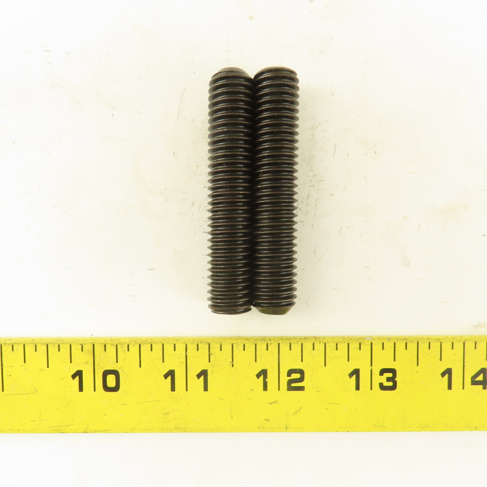 1/2"-13 x 2-1/2" Cup Point Socket Head Set Screw Lot Of 2