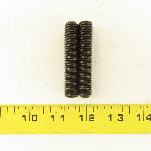1/2"-13 x 2-1/2" Cup Point Socket Head Set Screw Lot Of 2
