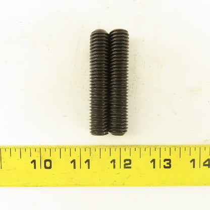 1/2"-13 x 2-1/2" Cup Point Socket Head Set Screw Lot Of 2