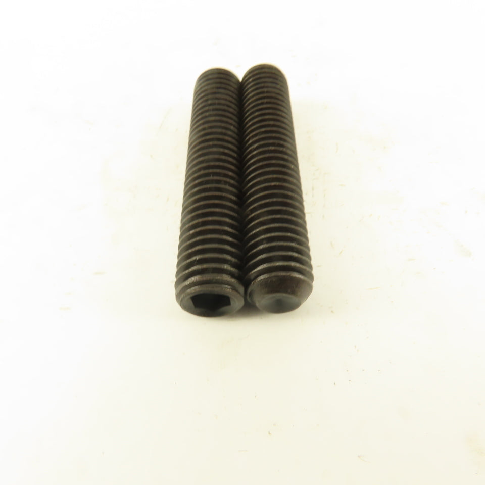 1/2"-13 x 2-1/2" Cup Point Socket Head Set Screw Lot Of 2