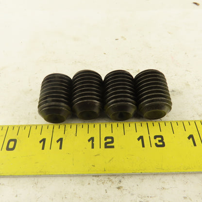 3/4"-10 x 1" Cup Point Socket Head Set Screw Lot Of 4