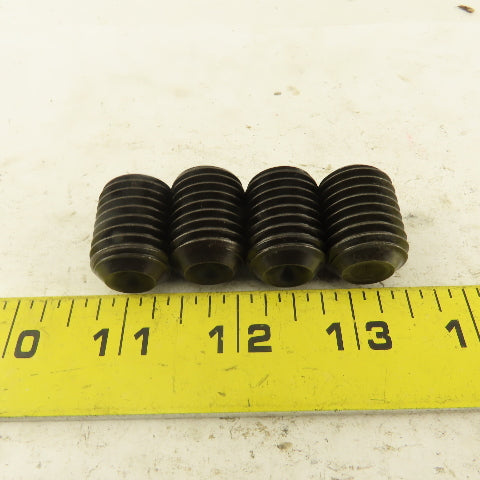 3/4"-10 x 1" Cup Point Socket Head Set Screw Lot Of 4
