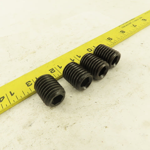 3/4"-10 x 1" Cup Point Socket Head Set Screw Lot Of 4