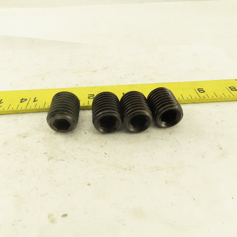 3/4"-10 x 1" Cup Point Socket Head Set Screw Lot Of 4