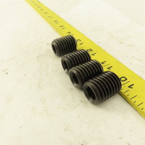3/4"-10 x 1" Cup Point Socket Head Set Screw Lot Of 4