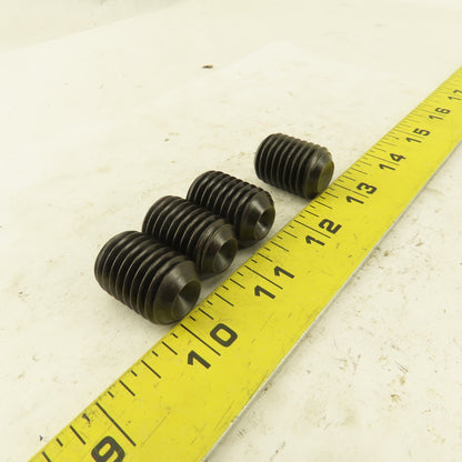 3/4"-10 x 1" Cup Point Socket Head Set Screw Lot Of 4