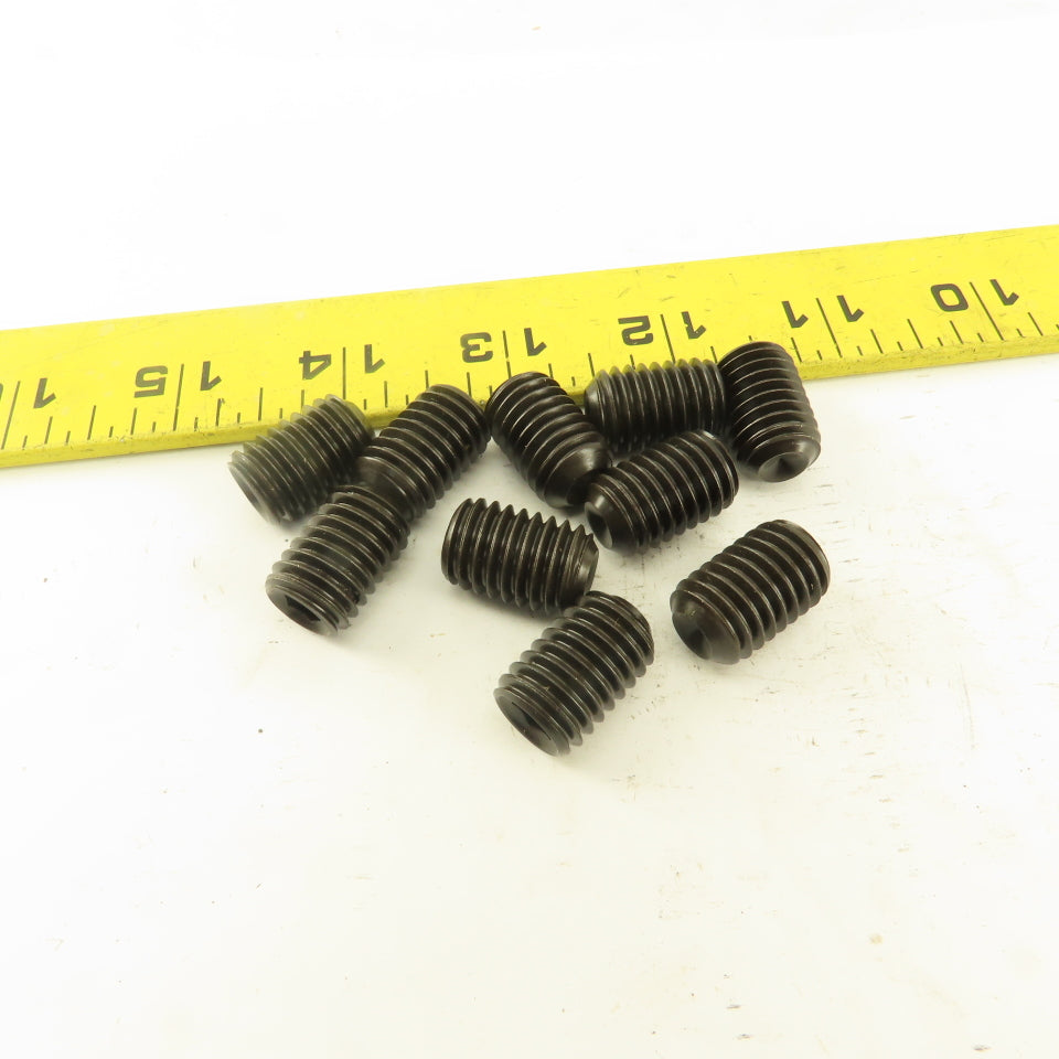 1/2"-13 x 3/4" Cup Point Socket Head Set Screw Lot Of 10
