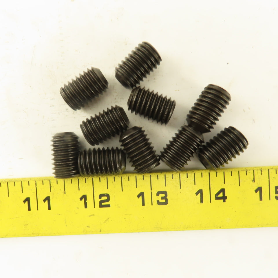 1/2"-13 x 3/4" Cup Point Socket Head Set Screw Lot Of 10