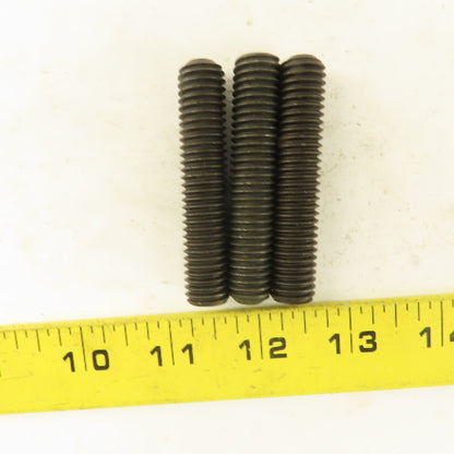 1/2"-13  x 2-1/2" Cup Point Socket Head Set Screw Lot Of 3