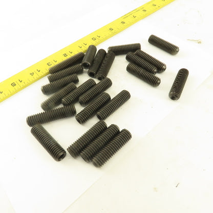 1/2"-13  x 1-3/4" Cup Point Socket Head Set Screw Lot Of 22