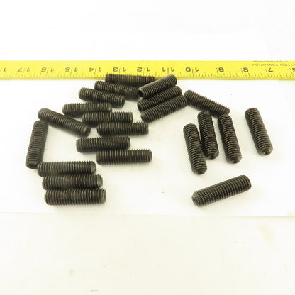 1/2"-13  x 1-3/4" Cup Point Socket Head Set Screw Lot Of 22