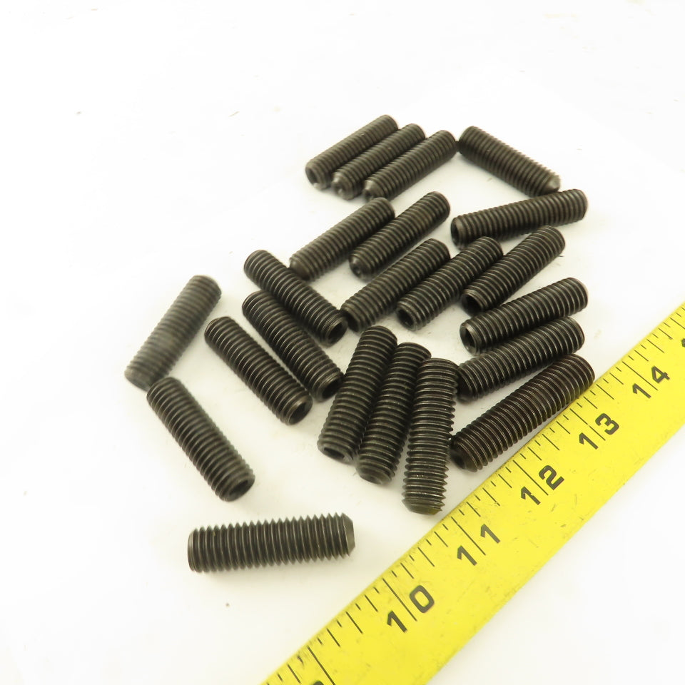 1/2"-13  x 1-3/4" Cup Point Socket Head Set Screw Lot Of 22