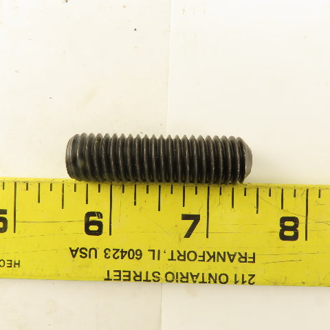1/2"-13  x 1-3/4" Cup Point Socket Head Set Screw Lot Of 22