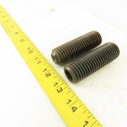 1"-8 x 3" Cup Point Socket Head Set Screw Lot Of 2
