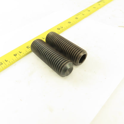 1"-8 x 3" Cup Point Socket Head Set Screw Lot Of 2