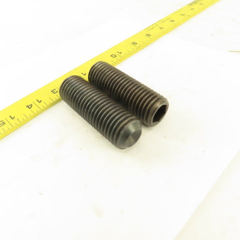 1"-8 x 3" Cup Point Socket Head Set Screw Lot Of 2
