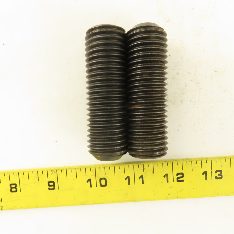 1"-8 x 3" Cup Point Socket Head Set Screw Lot Of 2