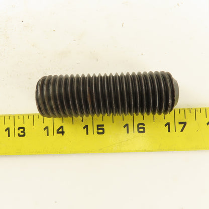 1"-8 x 3" Cup Point Socket Head Set Screw Lot Of 2