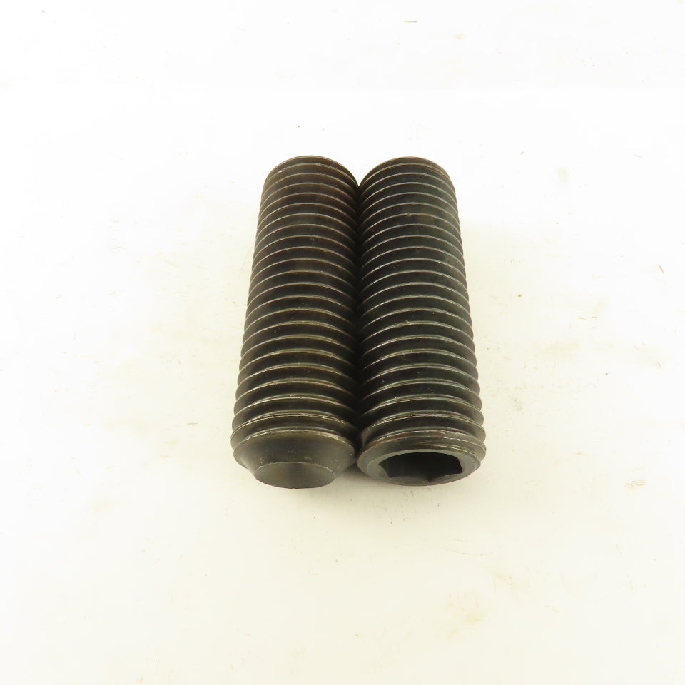 1"-8 x 3" Cup Point Socket Head Set Screw Lot Of 2
