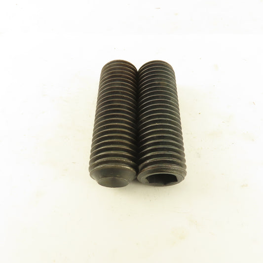 1"-8 x 3" Cup Point Socket Head Set Screw Lot Of 2