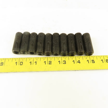 5/8"-11 x 1-3/4"  Cup Point Socket Head Set Screw Lot Of 10