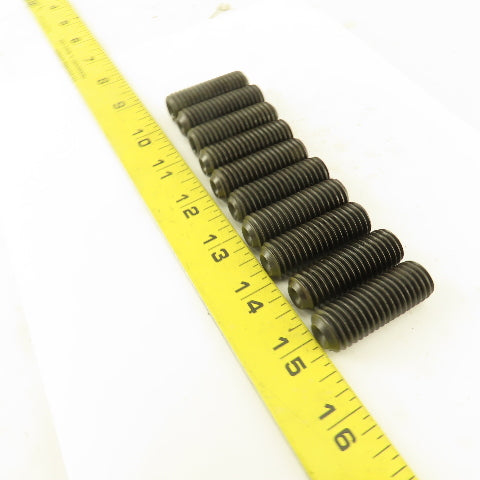 5/8"-11 x 1-3/4"  Cup Point Socket Head Set Screw Lot Of 10