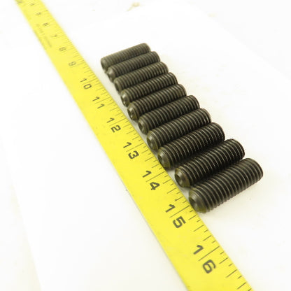 5/8"-11 x 1-3/4"  Cup Point Socket Head Set Screw Lot Of 10