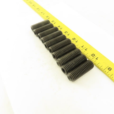 5/8"-11 x 1-3/4"  Cup Point Socket Head Set Screw Lot Of 10