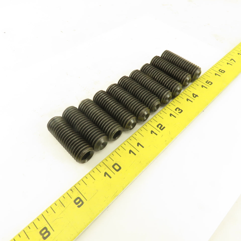 5/8"-11 x 1-3/4"  Cup Point Socket Head Set Screw Lot Of 10