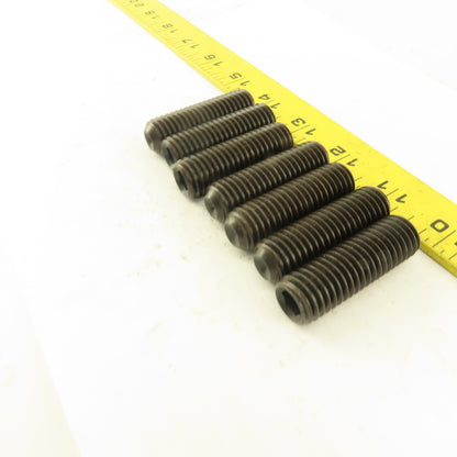 5/8"-11 x 2"  Cup Point Socket Head Set Screw Lot Of 7
