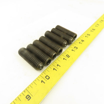 5/8"-11 x 2"  Cup Point Socket Head Set Screw Lot Of 7