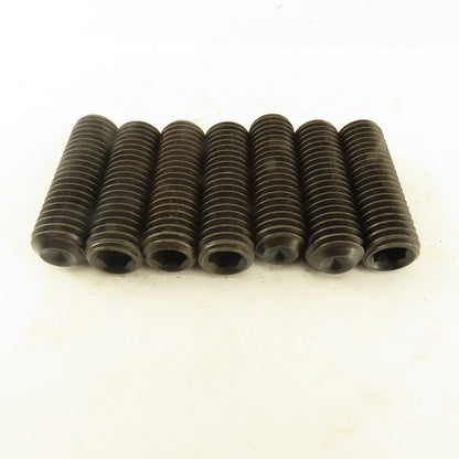 5/8"-11 x 2"  Cup Point Socket Head Set Screw Lot Of 7