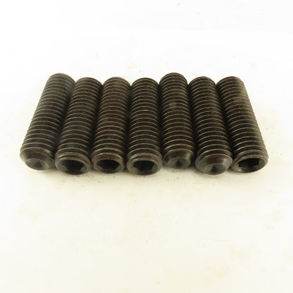 5/8"-11 x 2"  Cup Point Socket Head Set Screw Lot Of 7