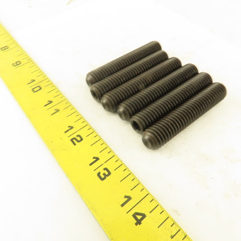 1/2"-13 x 2-1/2" Cup Point Socket Head Set Screw Lot Of 6