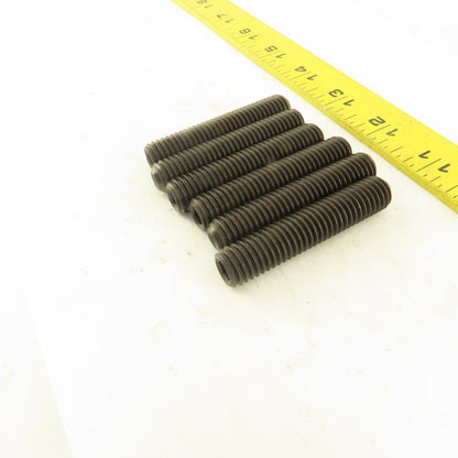 1/2"-13 x 2-1/2" Cup Point Socket Head Set Screw Lot Of 6