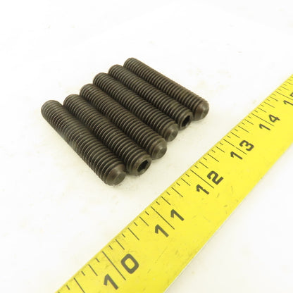 1/2"-13 x 2-1/2" Cup Point Socket Head Set Screw Lot Of 6