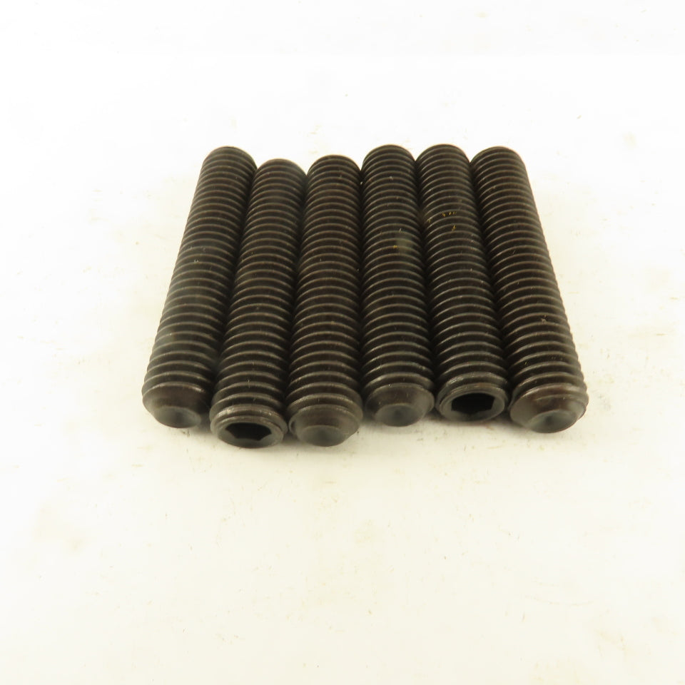 1/2"-13 x 2-1/2" Cup Point Socket Head Set Screw Lot Of 6